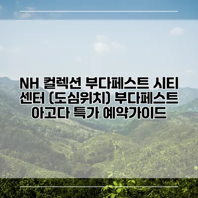 NH 컬렉션 부다페스트 시티 센터 (도심위치) 부다페스트 아고다 특가 예약가이드