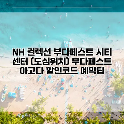 NH 컬렉션 부다페스트 시티 센터 (도심위치) 부다페스트 아고다 할인코드 예약팁