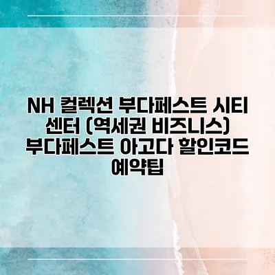 NH 컬렉션 부다페스트 시티 센터 (역세권 비즈니스) 부다페스트 아고다 할인코드 예약팁