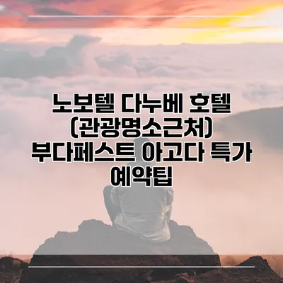 노보텔 다누베 호텔 (관광명소근처) 부다페스트 아고다 특가 예약팁