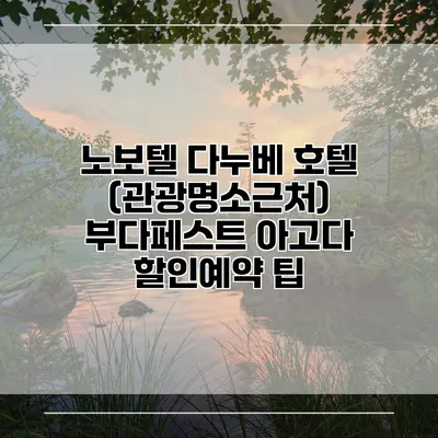 노보텔 다누베 호텔 (관광명소근처) 부다페스트 아고다 할인예약 팁