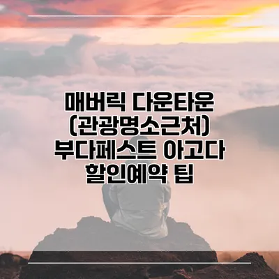매버릭 다운타운 (관광명소근처) 부다페스트 아고다 할인예약 팁