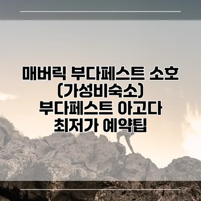 매버릭 부다페스트 소호 (가성비숙소) 부다페스트 아고다 최저가 예약팁