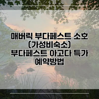 매버릭 부다페스트 소호 (가성비숙소) 부다페스트 아고다 특가 예약방법