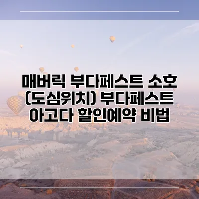 매버릭 부다페스트 소호 (도심위치) 부다페스트 아고다 할인예약 비법