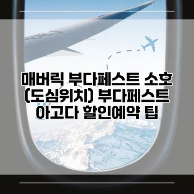 매버릭 부다페스트 소호 (도심위치) 부다페스트 아고다 할인예약 팁