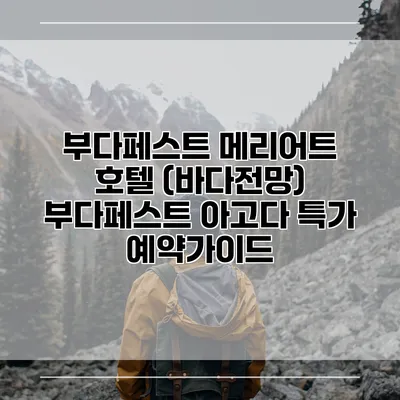 부다페스트 메리어트 호텔 (바다전망) 부다페스트 아고다 특가 예약가이드