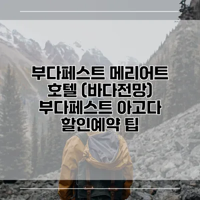 부다페스트 메리어트 호텔 (바다전망) 부다페스트 아고다 할인예약 팁