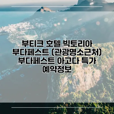 부티크 호텔 빅토리아 부다페스트 (관광명소근처) 부다페스트 아고다 특가 예약정보