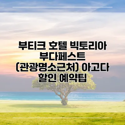 부티크 호텔 빅토리아 부다페스트 (관광명소근처) 아고다 할인 예약팁