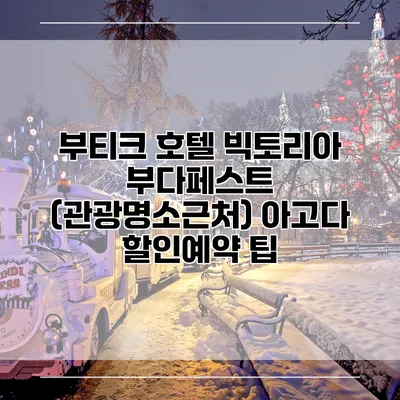 부티크 호텔 빅토리아 부다페스트 (관광명소근처) 아고다 할인예약 팁