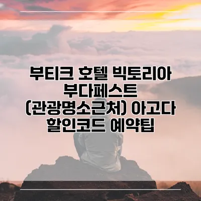 부티크 호텔 빅토리아 부다페스트 (관광명소근처) 아고다 할인코드 예약팁