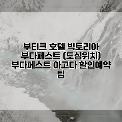 부티크 호텔 빅토리아 부다페스트 (도심위치) 부다페스트 아고다 할인예약 팁