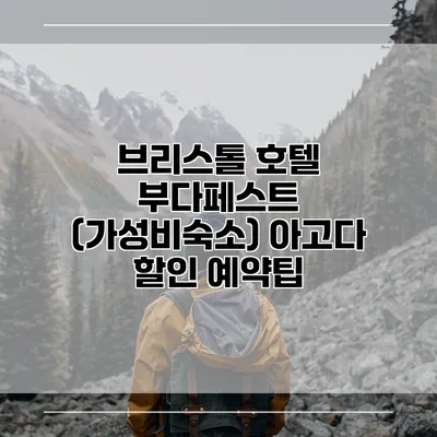 브리스톨 호텔 부다페스트 (가성비숙소) 아고다 할인 예약팁