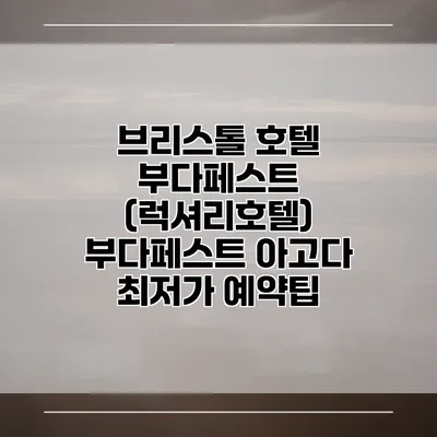 브리스톨 호텔 부다페스트 (럭셔리호텔) 부다페스트 아고다 최저가 예약팁