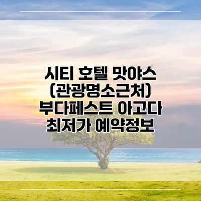 시티 호텔 맛야스 (관광명소근처) 부다페스트 아고다 최저가 예약정보