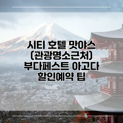 시티 호텔 맛야스 (관광명소근처) 부다페스트 아고다 할인예약 팁