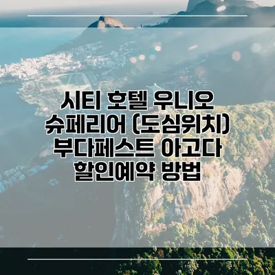 시티 호텔 우니오 슈페리어 (도심위치) 부다페스트 아고다 할인예약 방법