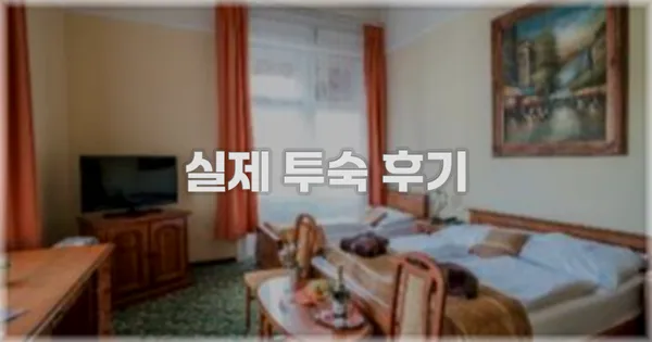 💬 실제 투숙 후기