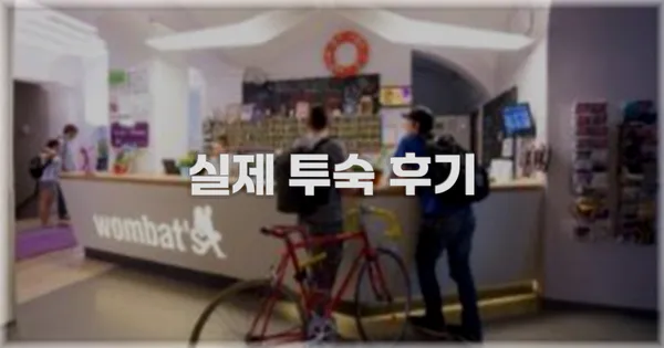 💬 실제 투숙 후기