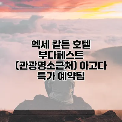 엑세 칼튼 호텔 부다페스트 (관광명소근처) 아고다 특가 예약팁