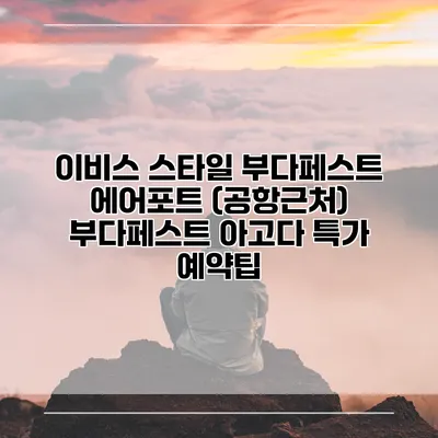 이비스 스타일 부다페스트 에어포트 (공항근처) 부다페스트 아고다 특가 예약팁