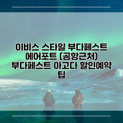 이비스 스타일 부다페스트 에어포트 (공항근처) 부다페스트 아고다 할인예약 팁