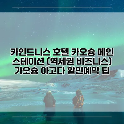 카인드니스 호텔 카오슝 메인 스테이션 (역세권 비즈니스) 가오슝 아고다 할인예약 팁