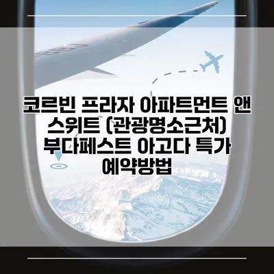 코르빈 프라자 아파트먼트 앤 스위트 (관광명소근처) 부다페스트 아고다 특가 예약방법