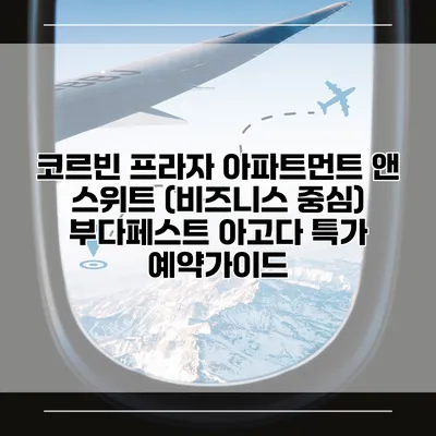 코르빈 프라자 아파트먼트 앤 스위트 (비즈니스 중심) 부다페스트 아고다 특가 예약가이드