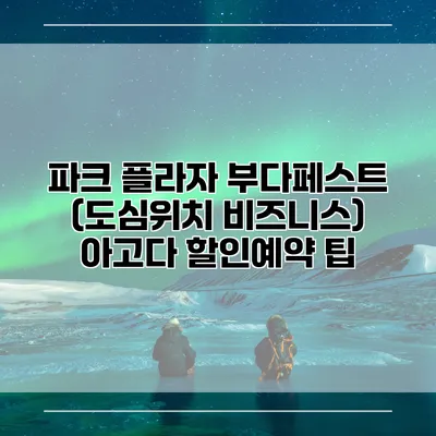파크 플라자 부다페스트 (도심위치 비즈니스) 아고다 할인예약 팁