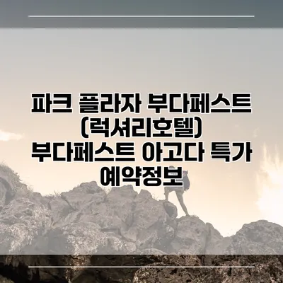 파크 플라자 부다페스트 (럭셔리호텔) 부다페스트 아고다 특가 예약정보