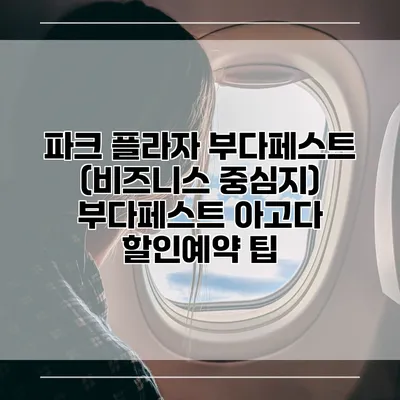 파크 플라자 부다페스트 (비즈니스 중심지) 부다페스트 아고다 할인예약 팁
