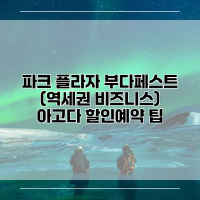 파크 플라자 부다페스트 (역세권 비즈니스) 아고다 할인예약 팁