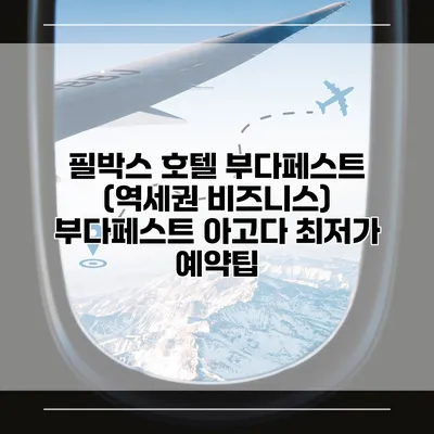 필박스 호텔 부다페스트 (역세권 비즈니스) 부다페스트 아고다 최저가 예약팁
