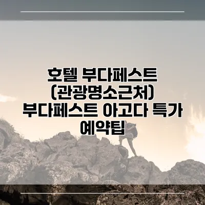 호텔 부다페스트 (관광명소근처) 부다페스트 아고다 특가 예약팁