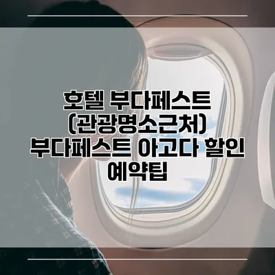 호텔 부다페스트 (관광명소근처) 부다페스트 아고다 할인 예약팁