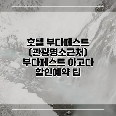 호텔 부다페스트 (관광명소근처) 부다페스트 아고다 할인예약 팁