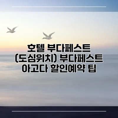 호텔 부다페스트 (도심위치) 부다페스트 아고다 할인예약 팁