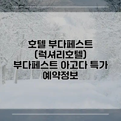 호텔 부다페스트 (럭셔리호텔) 부다페스트 아고다 특가 예약정보