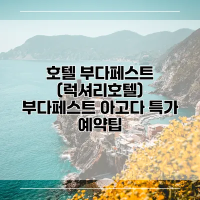 호텔 부다페스트 (럭셔리호텔) 부다페스트 아고다 특가 예약팁