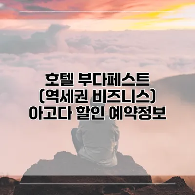 호텔 부다페스트 (역세권 비즈니스) 아고다 할인 예약정보