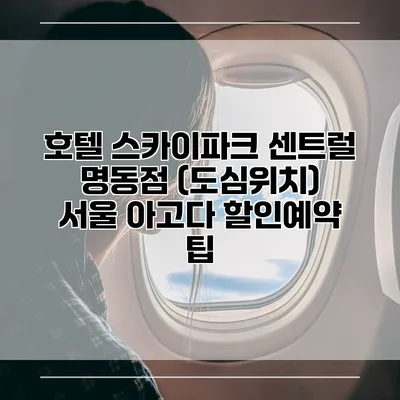 호텔 스카이파크 센트럴 명동점 (도심위치) 서울 아고다 할인예약 팁