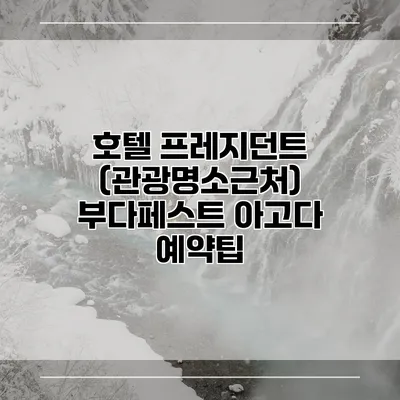 호텔 프레지던트 (관광명소근처) 부다페스트 아고다 예약팁