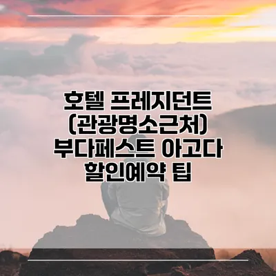 호텔 프레지던트 (관광명소근처) 부다페스트 아고다 할인예약 팁