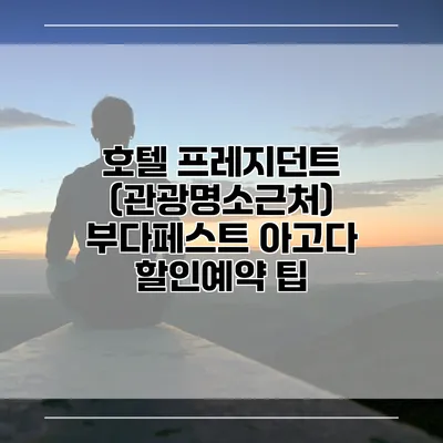 호텔 프레지던트 (관광명소근처) 부다페스트 아고다 할인예약 팁