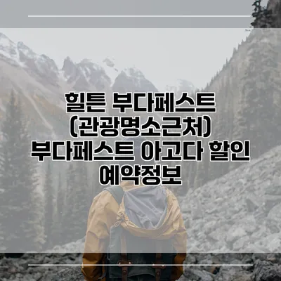 힐튼 부다페스트 (관광명소근처) 부다페스트 아고다 할인 예약정보