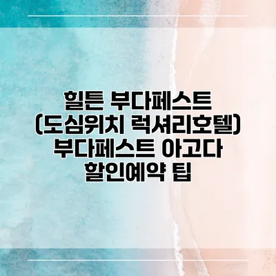 힐튼 부다페스트 (도심위치 럭셔리호텔) 부다페스트 아고다 할인예약 팁