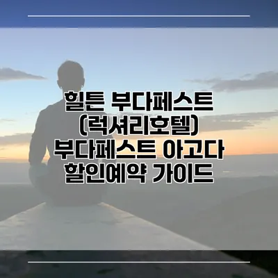 힐튼 부다페스트 (럭셔리호텔) 부다페스트 아고다 할인예약 가이드